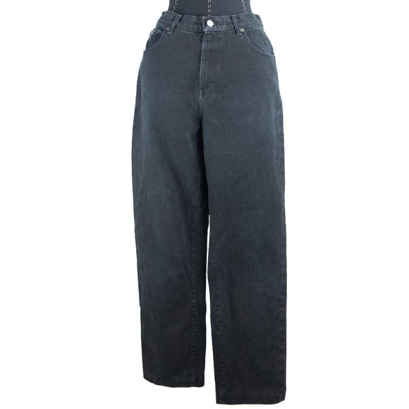 Washed black, high-waisted, classic fit jeans, Calvin Klein - Picture 1 of 7